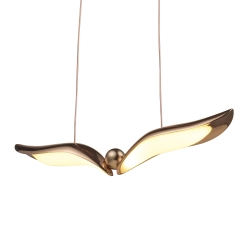 Lampa wisząca GUFO 1 LED różowe złoto 36 cm ST-DL8504 Step into design