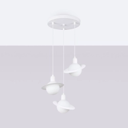 Lampa wisząca HYPERION 3P biały SL.1357 SOLLUX LIGHTING