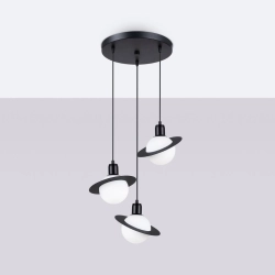 Lampa wisząca HYPERION 3P czarny SL.1359 SOLLUX LIGHTING