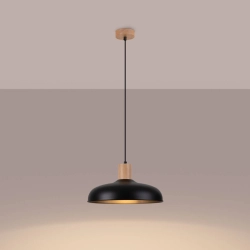 Lampa wisząca INDY czarna SL.1324 SOLLUX LIGHTING