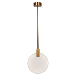 Lampa wisząca MARBLE LED marmurowo złota 30 cm ST-8950-30 Step into design