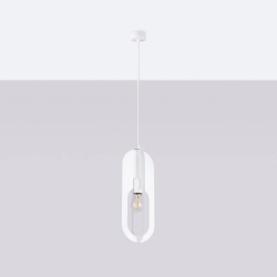 Lampa wisząca NICUS 1 biała SL.1360 SOLLUX LIGHTING