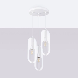Lampa wisząca NICUS 3P biała SL.1361 SOLLUX LIGHTING