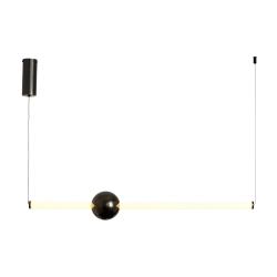Lampa wisząca O-LINE LED 93 cm czarna ST-1688L-BK Step into design