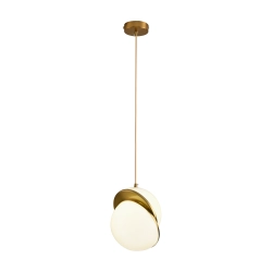 Lampa wisząca ORBITA biało złota 20 cm DP0067-200 Step into design