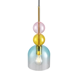Lampa wisząca PASTELLO BLUE kolorowa 15 cm ST-DN345A Step into Design