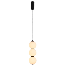 Lampa wisząca PERLA LED czarna 12 cm ST-CP231222-3L black Step into Design