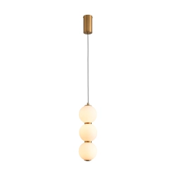 Lampa wisząca PERLA LED złota 12 cm ST-CP231222-3L gold Step into Design