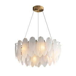 Lampa wisząca PIUMA biała 60 cm ST-6289-6 Step into design