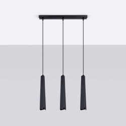 Lampa wisząca PRYSM 3L czarna SL.1402 SOLLUX LIGHTING
