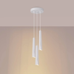 Lampa wisząca PRYSM 3P biała SL.1398 SOLLUX LIGHTING