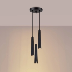 Lampa wisząca PRYSM 3P czarna SL.1401 SOLLUX LIGHTING