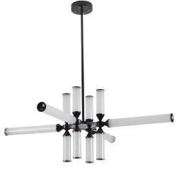 Lampa wisząca QUADRO-12 LED czarna RH115-12P Step into design