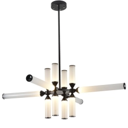 Lampa wisząca QUADRO-12 LED czarna RH115-12P Step into design