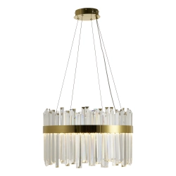 Lampa wisząca ROYAL LED kryształowa złota 50 cm ST-1088-50 Step into design