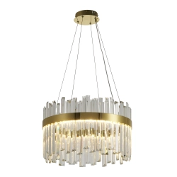 Lampa wisząca ROYAL LED kryształowa złota 50 cm ST-1088-50 Step into design