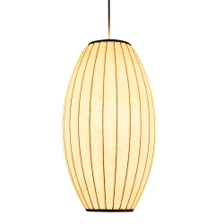 Lampa wisząca SILK BARREL biała 60 cm ST-2335-30 Step into design