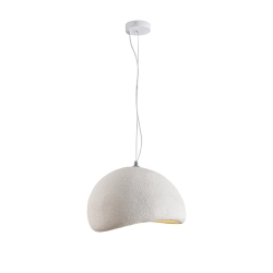 Lampa wisząca STONE biała 60 cm DN426-600 Step into design