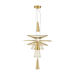 Lampa wisząca SUSSO S złota 40 cm ST-8713P-S Step into Design