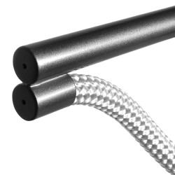 Lampa wisząca Serpente DDXZ003 55W czarna - wężyk splot 1157DL DOMENO LIGHTING - zdjęcie dodatkowe 1
