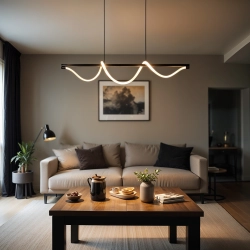 Lampa wisząca Serpente DDXZ004 55W czarna - wężyk gładki 1159DL DOMENO LIGHTING - zdjęcie produktu
