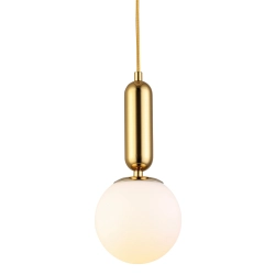 Lampa wisząca UNO złota połysk 20 cm DP0017-20 Step into design