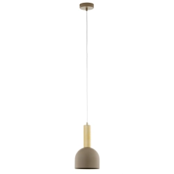 Lampa wisząca VITRUM GOLD dzwonek ciepły beż/złoty szczotkowany 41715 Sigma - zdjęcie produktu