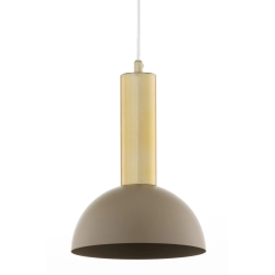 Lampa wisząca VITRUM GOLD kopuła D ciepły beż/złoty szczotkowany 41714 Sigma - zdjęcie produktu