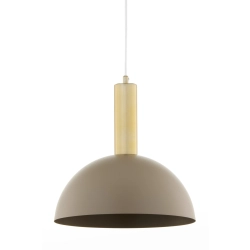 Lampa wisząca VITRUM GOLD kopuła M ciepły beż/złoty szczotkowany 41713 Sigma - zdjęcie produktu