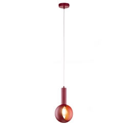 Lampa wisząca VITRUM OCZKO bordowy 41636 RAL 3005 Sigma
