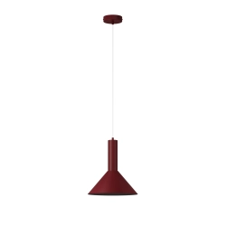 Lampa wisząca VITRUM stożek bordowy 41596 RAL 3005 Sigma - zdjęcie produktu