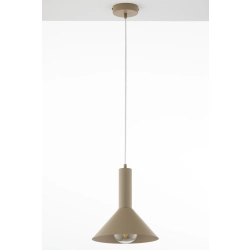 Lampa wisząca VITRUM stożek ciepły beż 41544 RAL 1019 Sigma