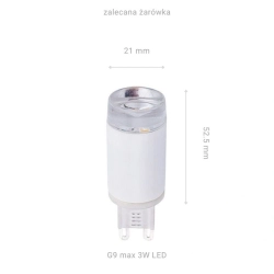 Lampa wisząca SOPEL tuba rurka 41826 granatowy RAL 5003 Sigma