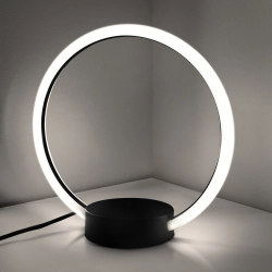 Lampka Nocna NIVI Led koło 9W 4000K w kolorze czarnym 602DL DOMENO LIGHTING - zdjęcie produktu