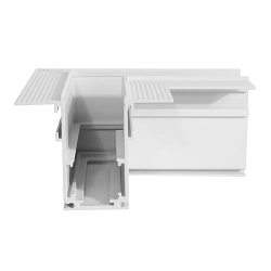 Narożnik Do Szyn Magnetycznych Podtynkowych LL-20C Biały 833DL DOMENO LIGHTING - zdjęcie dodatkowe 1
