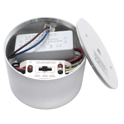 Oprawa Sufitowa LED PZE-MKL907 9W CCT 3000K-6000K Biała IP54 1404DL DOMENO LIGHTING - zdjęcie dodatkowe 1