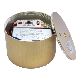 Oprawa Sufitowa LED PZE-MKL907 9W CCT 3000K-6000K Złota IP54 1405DL DOMENO LIGHTING - zdjęcie dodatkowe 1