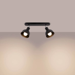 Plafon ELBA 2 czarny SL.1317 SOLLUX LIGHTING
