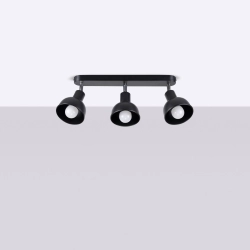 Plafon ELBA 3 czarny SL.1318 SOLLUX LIGHTING