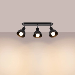 Plafon ELBA 3 czarny SL.1318 SOLLUX LIGHTING