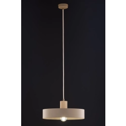 RIF WOOD 1 L ciepły beż 41870 lampa wisząca drewno naturalne jasne Sigma