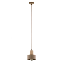 RIF WOOD 1 S ciepły beż 41868 lampa wisząca drewno naturalne jasne Sigma - zdjęcie produktu