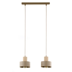 RIF WOOD 2 ciepły beż 41871 lampa wisząca drewno naturalne jasne Sigma - zdjęcie produktu