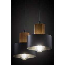 RIF WOOD 2 czarny 41861 lampa wisząca drewno naturalne jasny brąz Sigma