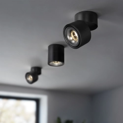 Ruchomy Spot LED EZ-CL06A-12 12W 3000K Czarny 1291DL DOMENO LIGHTING - zdjęcie dodatkowe 1