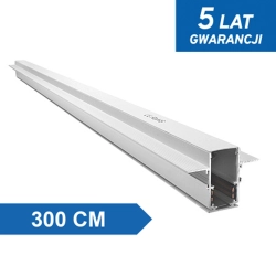 Szyna magnetyczna podtynkowa biała LL-20D 300cm 1414DL DOMENO LIGHTING - zdjęcie produktu