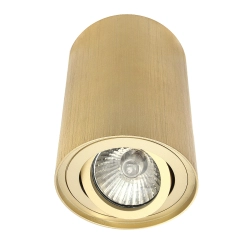 DUŻA OPRAWA NATYNKOWA HALOGENOWA TUBA LED RUCHOMA złota 497DL DOMENO LIGHTING - zdjęcie produktu