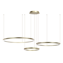 Złota Lampa wisząca okręgi 116W złota AZ134 MONZA 1237DL DOMENO LIGHTING - zdjęcie produktu