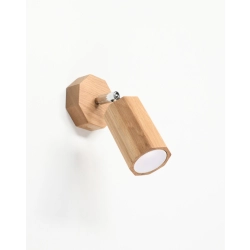 kinkiecik.pl Kinkiet ZEKE dąb SL.1028 SOLLUX LIGHTING