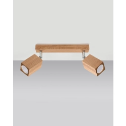 kinkiecik.pl Plafon KEKE 2 dąb SL.1036 SOLLUX LIGHTING